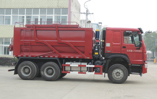 重汽后八轮砂罐车_随州力神SLS5250TSGZ5型压裂砂罐车 重汽后八轮砂罐车_随州力神SLS5250TSGZ5型压裂砂罐车